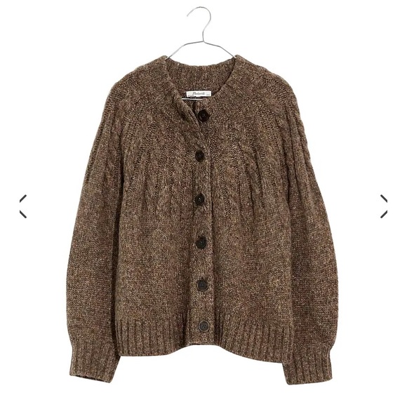 Women’s Madewell Cabelknit Cardigan Sweater NWOT - Picture 2 of 7